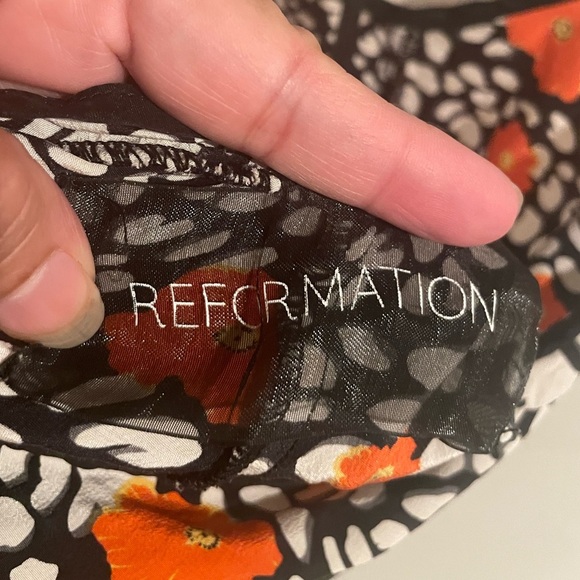 Reformation floral tank top blouse size M/L - Picture 3 of 5